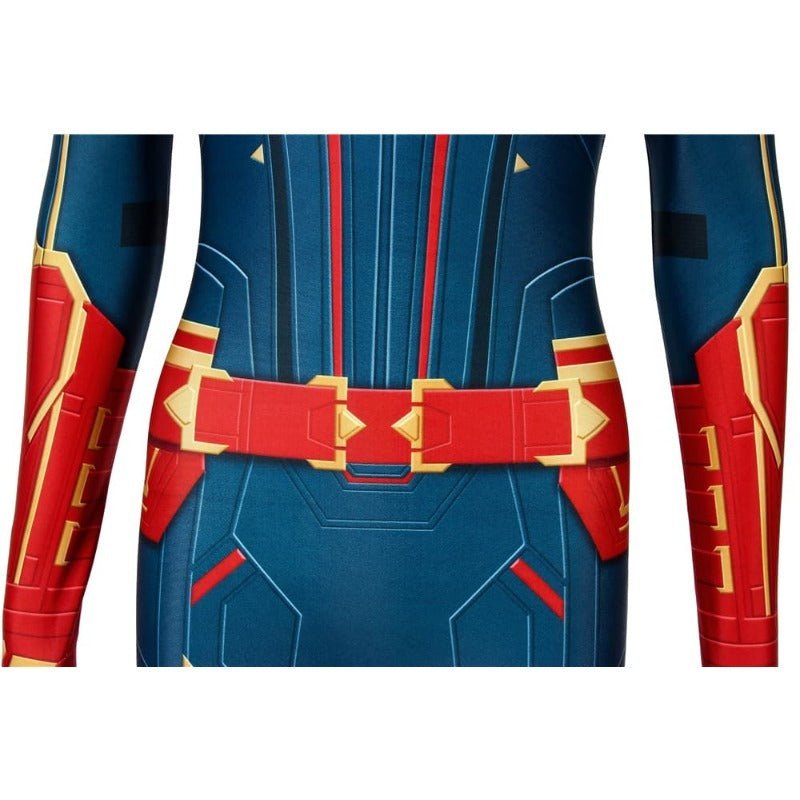 Captain Marvel Digital Printed Cosplay Costume - Official Marvel Superhero Outfit-Astricos