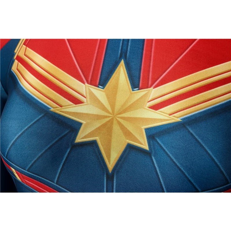 Captain Marvel Digital Printed Cosplay Costume - Official Marvel Superhero Outfit-Astricos