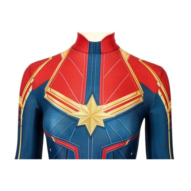 Captain Marvel Digital Printed Cosplay Costume - Official Marvel Superhero Outfit-Astricos