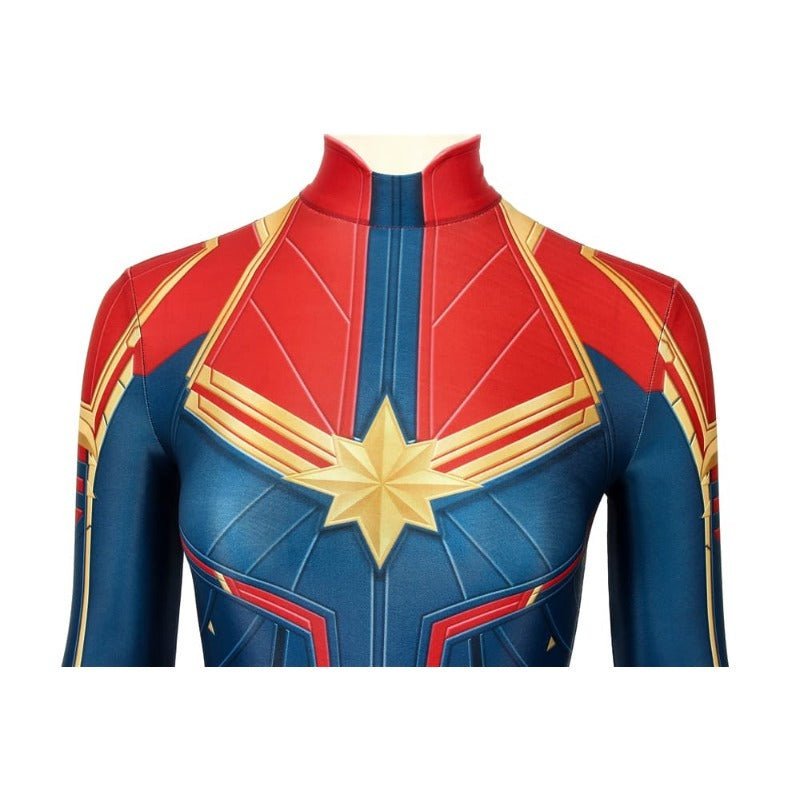 Captain Marvel Digital Printed Cosplay Costume - Official Marvel Superhero Outfit-Astricos