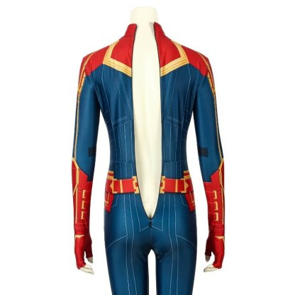 Captain Marvel Digital Printed Cosplay Costume - Official Marvel Superhero Outfit-Astricos