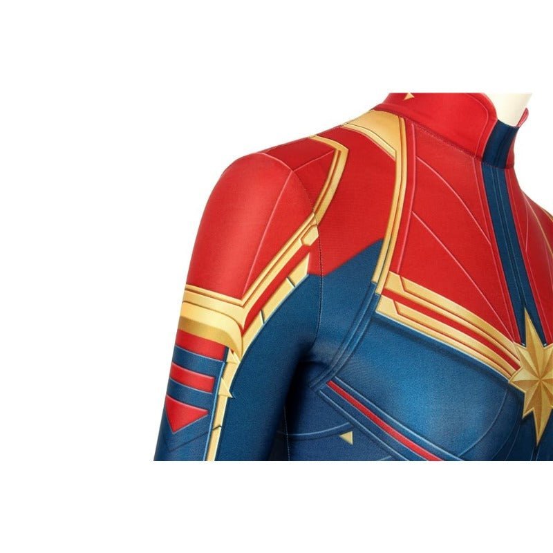 Captain Marvel Digital Printed Cosplay Costume - Official Marvel Superhero Outfit-Astricos