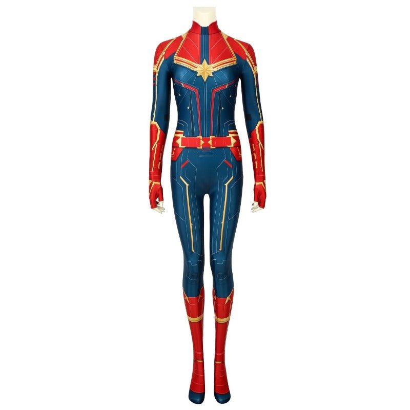 Captain Marvel Digital Printed Cosplay Costume - Official Marvel Superhero Outfit-Astricos