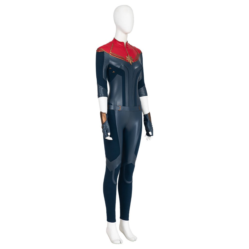 Captain Marvel II Carol Danvers Battle Suit Cosplay Costume Set - Astricos
