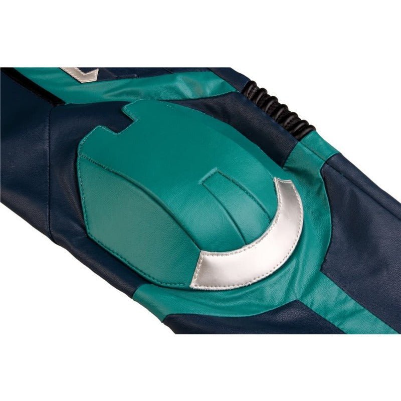 Captain Marvel Starforce Turquoise PU Leather Cosplay Costume | Astricos-Astricos