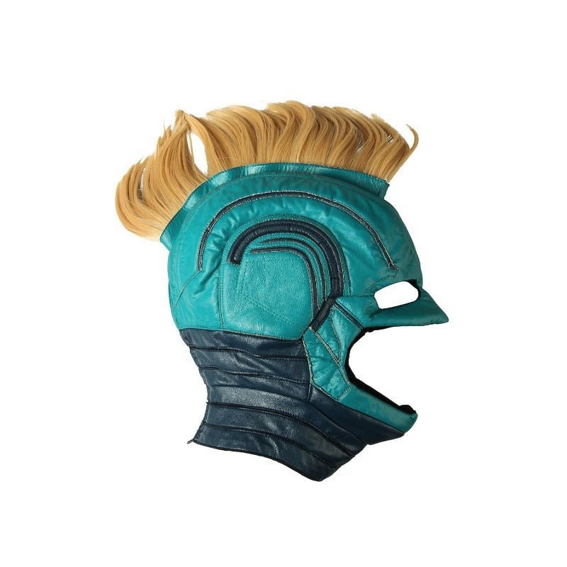 Captain Marvel Starforce Turquoise PU Leather Cosplay Costume | Astricos-Astricos