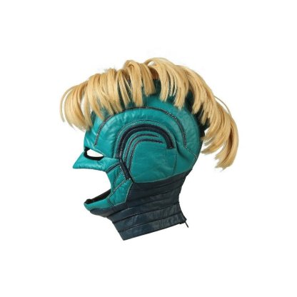 Captain Marvel Starforce Turquoise PU Leather Cosplay Costume | Astricos-Astricos