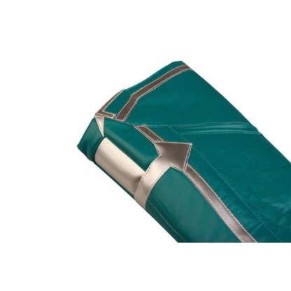 Captain Marvel Starforce Turquoise PU Leather Cosplay Costume | Astricos-Astricos
