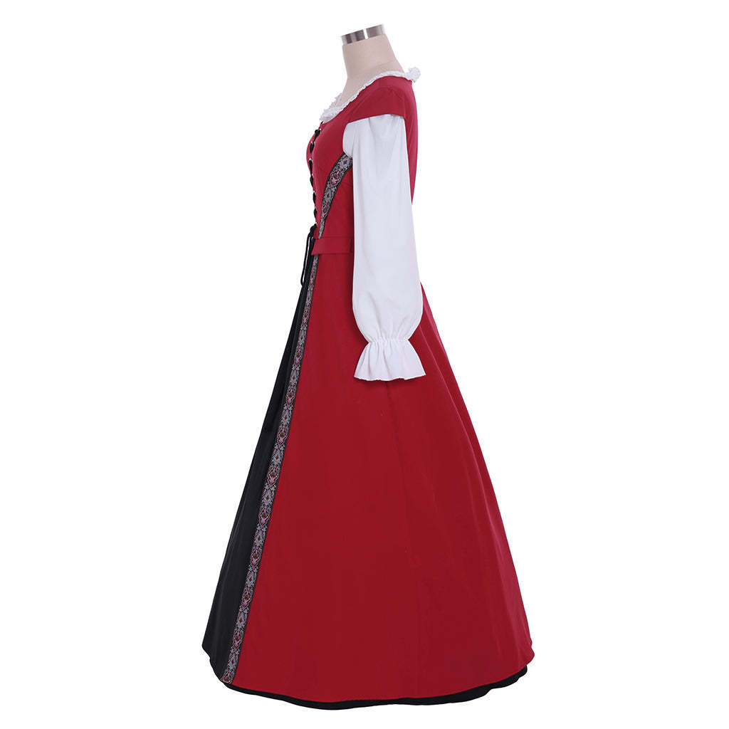 Medieval Renaissance Viking Princess Dress - Women's Gothic Victorian Costume-Astricos
