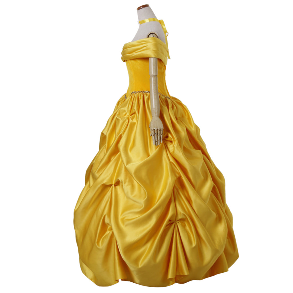 Beauty and the Beast Belle Cosplay Costume | Princess Dress for Halloween & Cosplay-Astricos