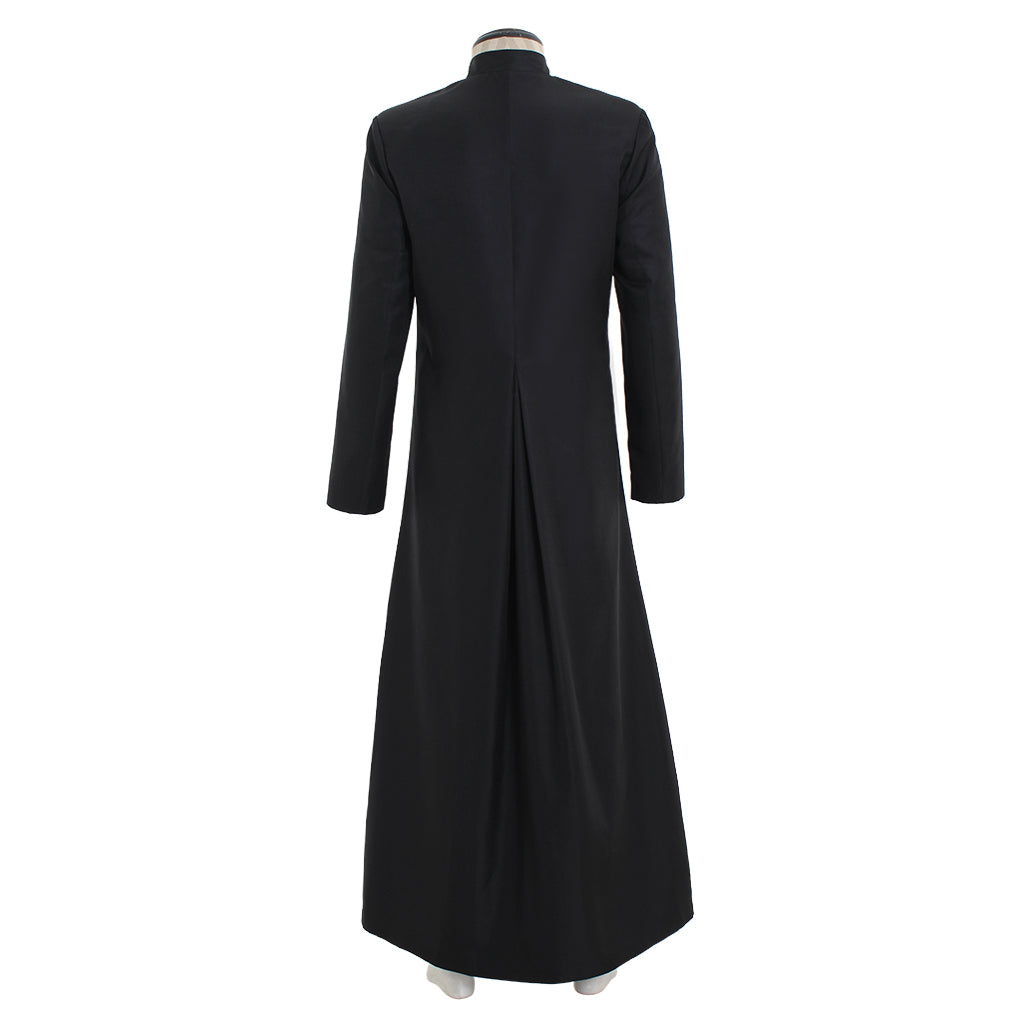 Men's Double Breasted Minister Choir Cassock Robe - Elegant Clergy Vestment-Astricos
