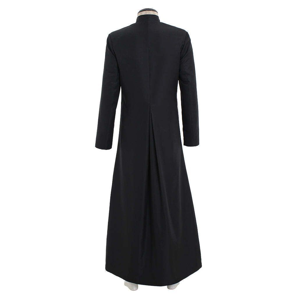 Men's Double Breasted Minister Choir Cassock Robe - Elegant Clergy Vestment-Astricos