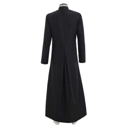 Men's Double Breasted Minister Choir Cassock Robe - Elegant Clergy Vestment-Astricos