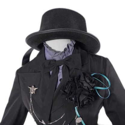 Black Butler Ciel Phantomhive Black Rose Cosplay Costume - Anime Cosplay Outfit for Women-Astricos