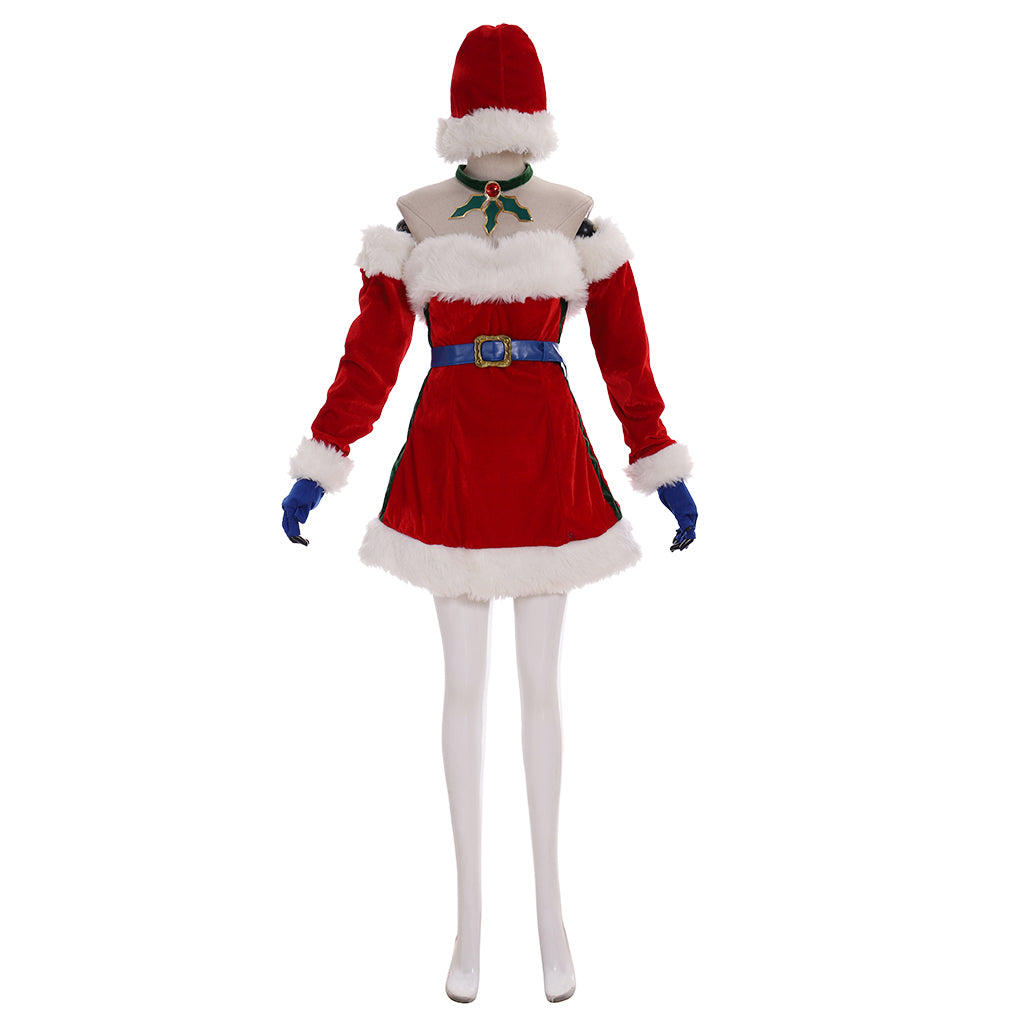 Sexy Miss Fortune Cosplay Costume - Bounty Hunter League of Legends Christmas Dress-Astricos