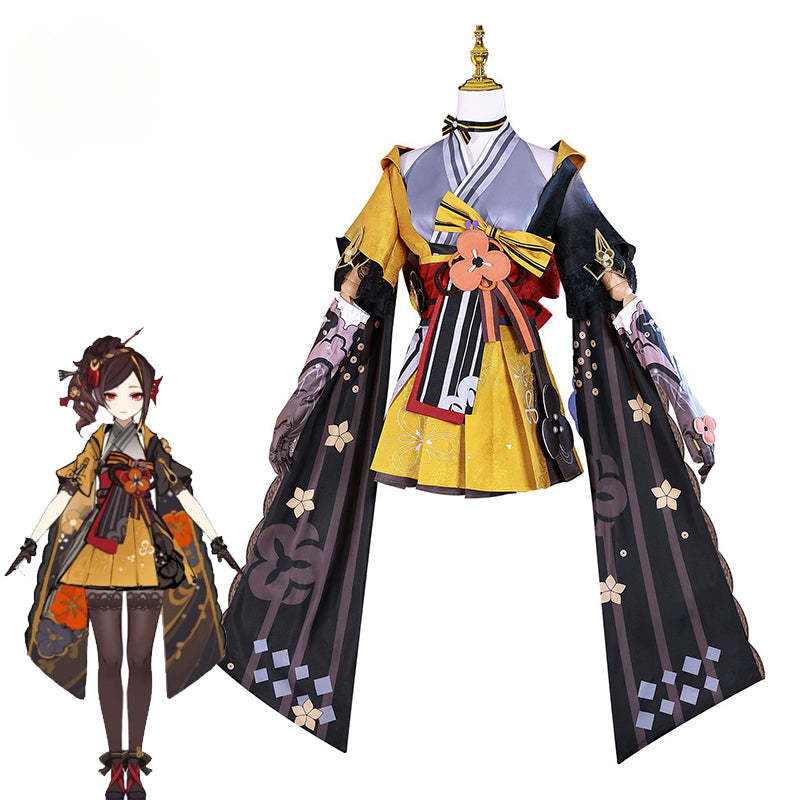 Genshin Impact Chiori Cosplay Costume - Inazuma Fashion Designer Kimono for Girls-Astricos