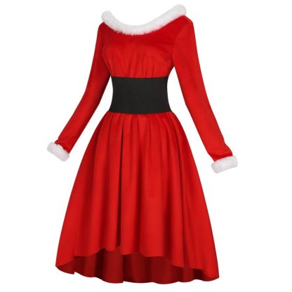 Christmas Cosplay Costume - Red Dress for House Party & Events | Astricos-Astricos