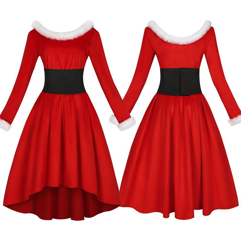 Christmas Cosplay Costume - Red Dress for House Party & Events | Astricos-Astricos