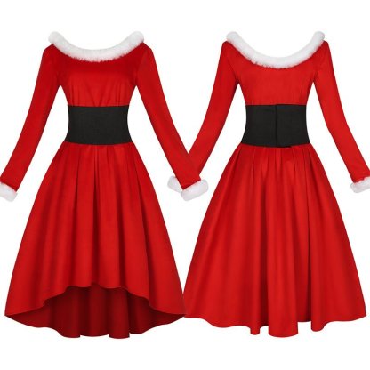 Christmas Cosplay Costume - Red Dress for House Party & Events | Astricos-Astricos