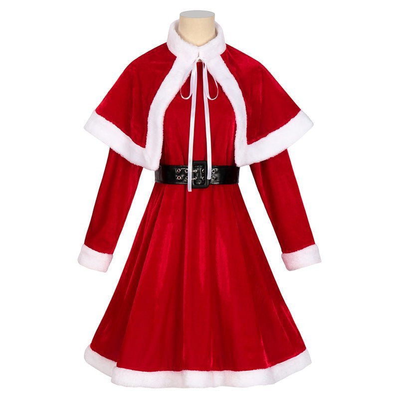 Festive Christmas Uniform Set - Complete Cosplay Costume for Holiday Events-Astricos