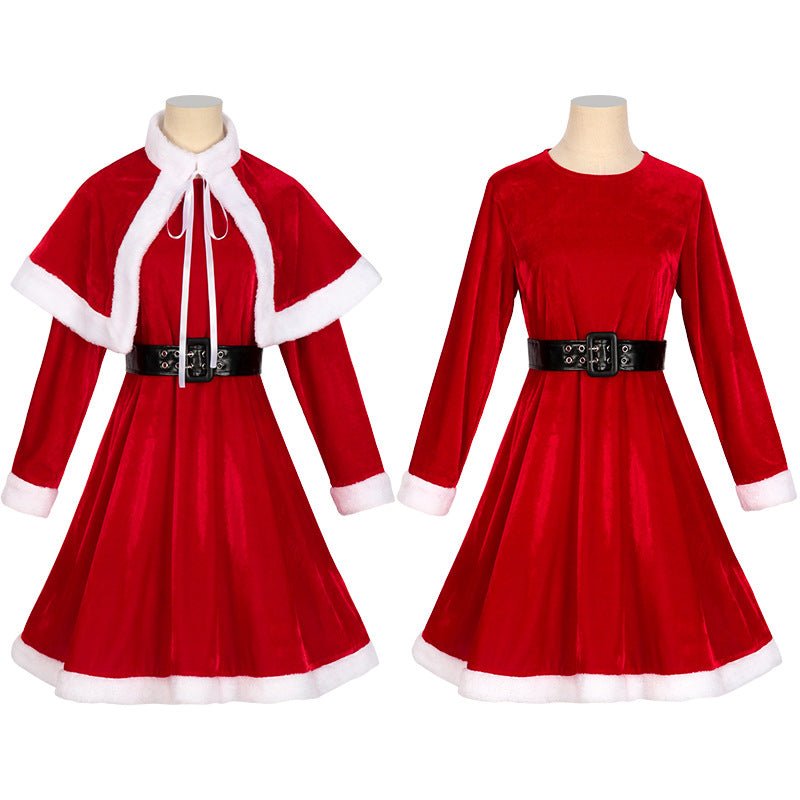 Festive Christmas Uniform Set - Complete Cosplay Costume for Holiday Events-Astricos