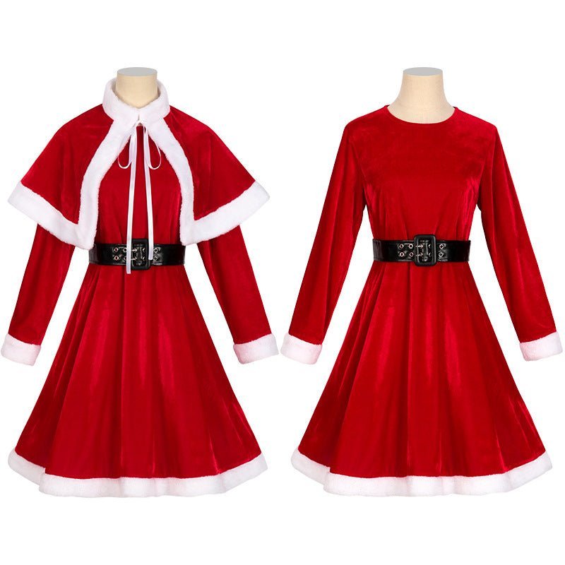 Festive Christmas Uniform Set - Complete Cosplay Costume for Holiday Events-Astricos