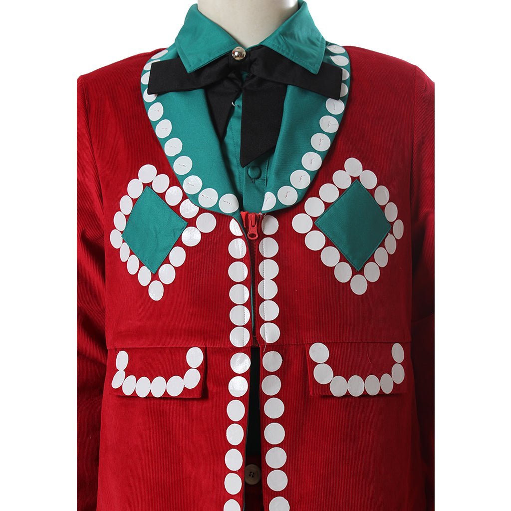 Custom Santa-Inspired Christmas Red Uniform Men's Movie Cosplay Costume | Astricos-Astricos