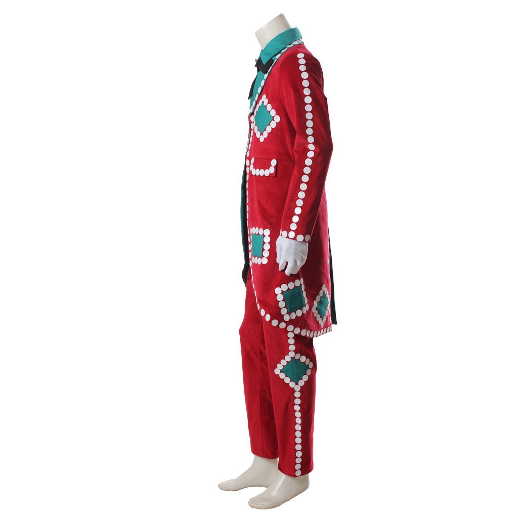 Custom Santa-Inspired Christmas Red Uniform Men's Movie Cosplay Costume | Astricos-Astricos