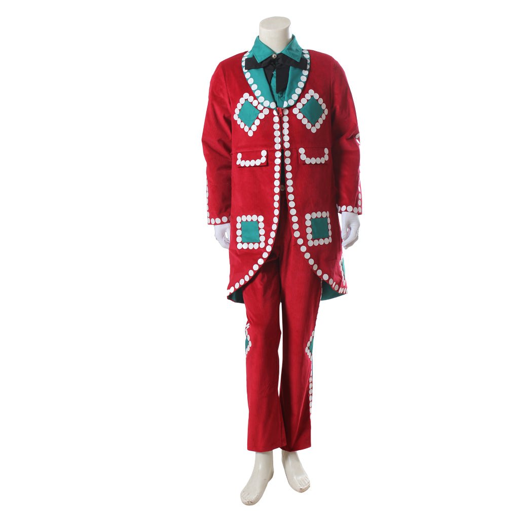 Custom Santa-Inspired Christmas Red Uniform Men's Movie Cosplay Costume | Astricos-Astricos