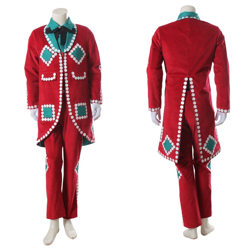 Custom Santa-Inspired Christmas Red Uniform Men's Movie Cosplay Costume | Astricos-Astricos