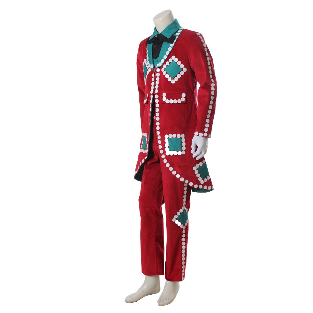 Custom Santa-Inspired Christmas Red Uniform Men's Movie Cosplay Costume | Astricos-Astricos