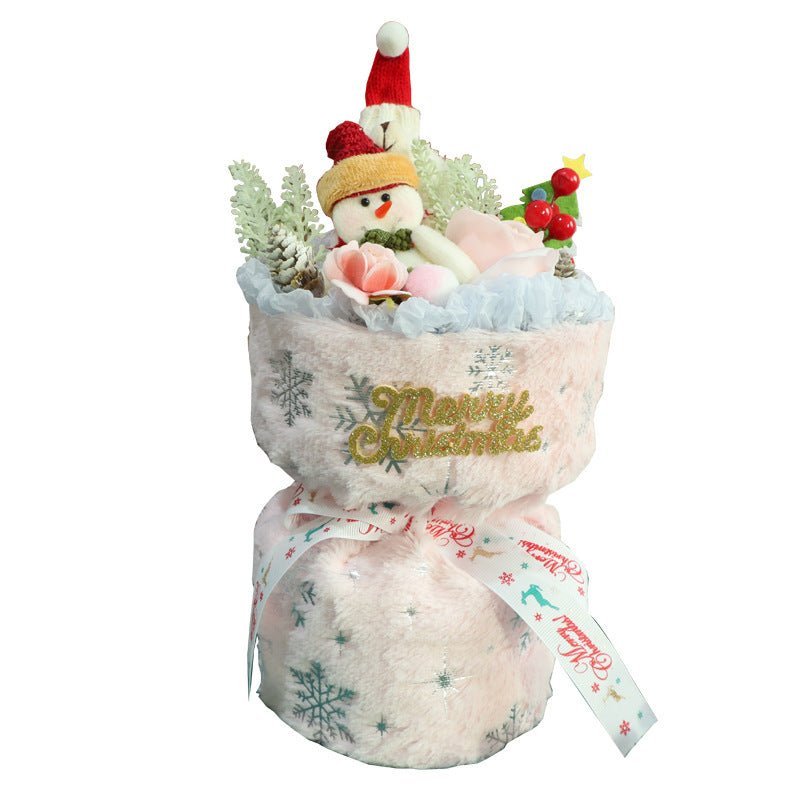 Christmas Soap Flower Bouquet & Halloween Plush Gift – Unique Cosplay Costume Accessories-Astricos