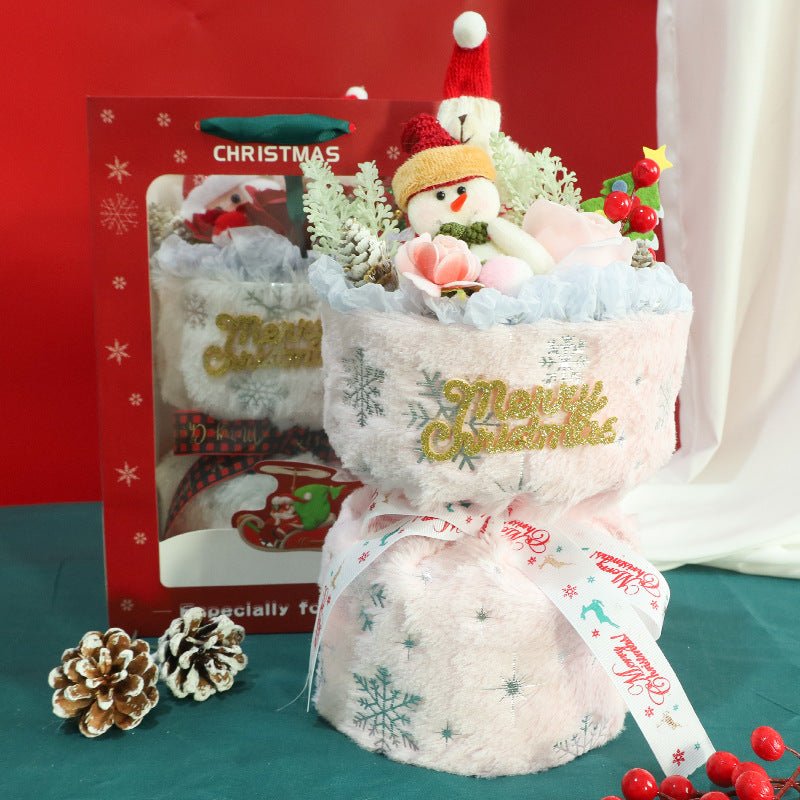 Christmas Soap Flower Bouquet & Halloween Plush Gift – Unique Cosplay Costume Accessories-Astricos