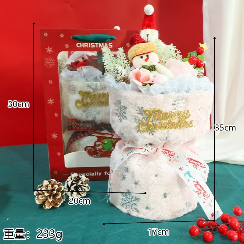Christmas Soap Flower Bouquet & Halloween Plush Gift – Unique Cosplay Costume Accessories-Astricos