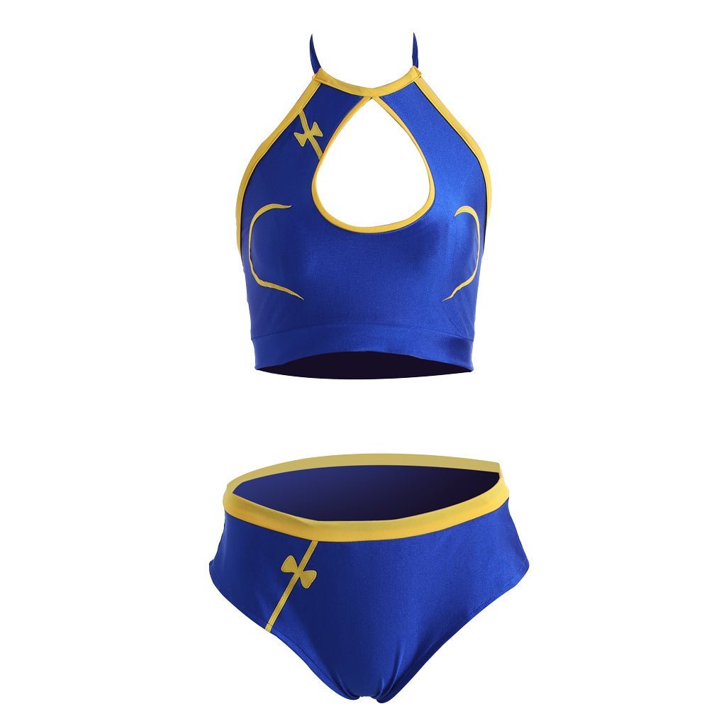 Chun-Li Cosplay Costume - Blue Sexy Fighting Outfit | Street Fighter Cosplay | Astricos-Astricos
