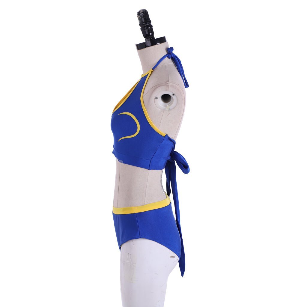 Chun-Li Cosplay Costume - Blue Sexy Fighting Outfit | Street Fighter Cosplay | Astricos-Astricos
