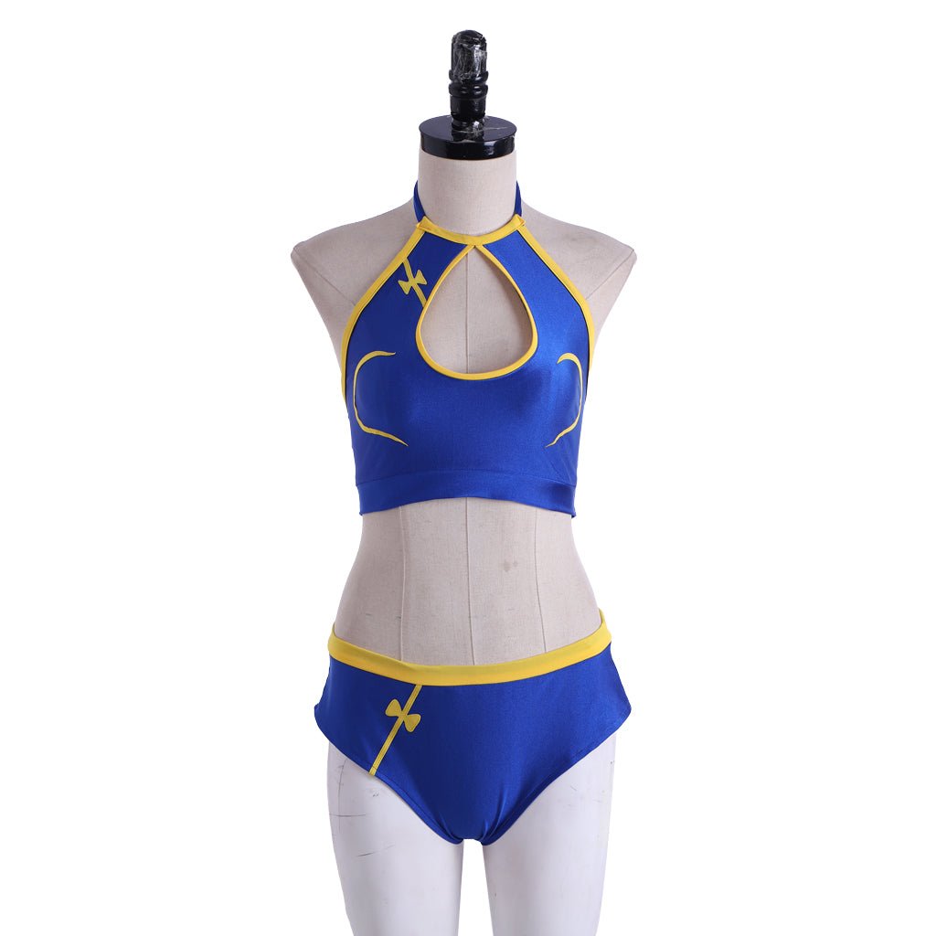 Chun-Li Cosplay Costume - Blue Sexy Fighting Outfit | Street Fighter Cosplay | Astricos-Astricos