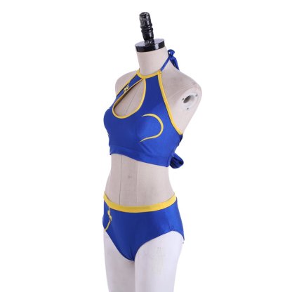 Chun-Li Cosplay Costume - Blue Sexy Fighting Outfit | Street Fighter Cosplay | Astricos-Astricos