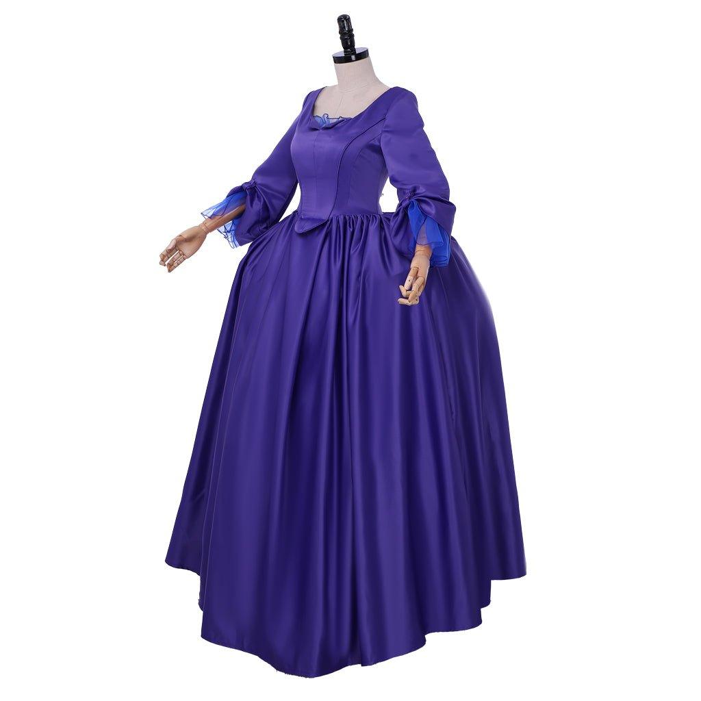 Claire Fraser Blue Ball Gown Cosplay Costume Dress | Outlander Historical Outfit-Astricos