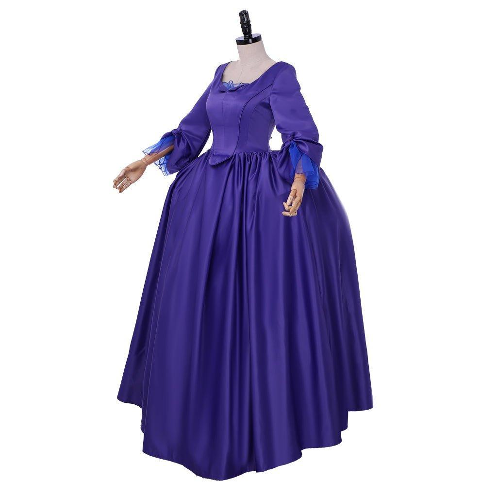 Claire Fraser Blue Ball Gown Cosplay Costume Dress | Outlander Historical Outfit-Astricos