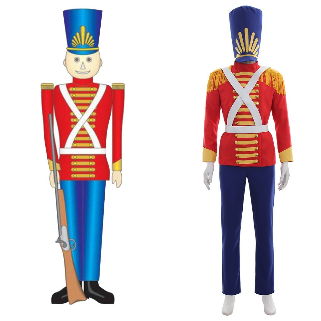 Nutcracker Soldier Costume for Adults - Premium Holiday Ballet & Christmas Outfit-Astricos