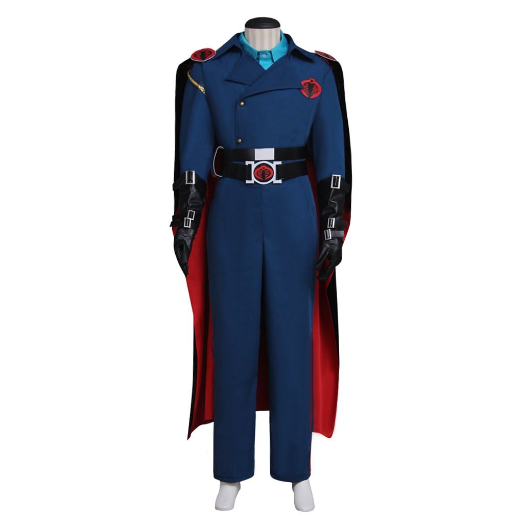 Premium Cobra Commander Cosplay Costume with Cloak - High-Quality Material | Astricos-Astricos