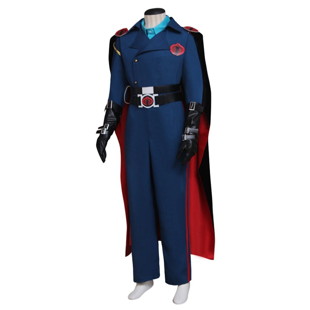 Premium Cobra Commander Cosplay Costume with Cloak - High-Quality Material | Astricos-Astricos