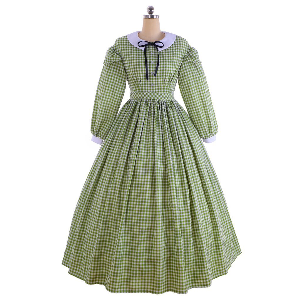 Victorian 1860s Southern Belle Ball Gown - Colonial Village Woman Costume | Civil War Dickens Dress-Astricos