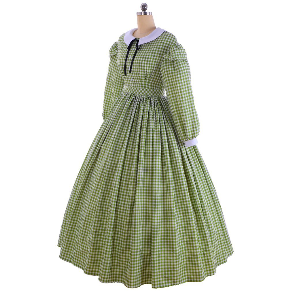 Victorian 1860s Southern Belle Ball Gown - Colonial Village Woman Costume | Civil War Dickens Dress-Astricos