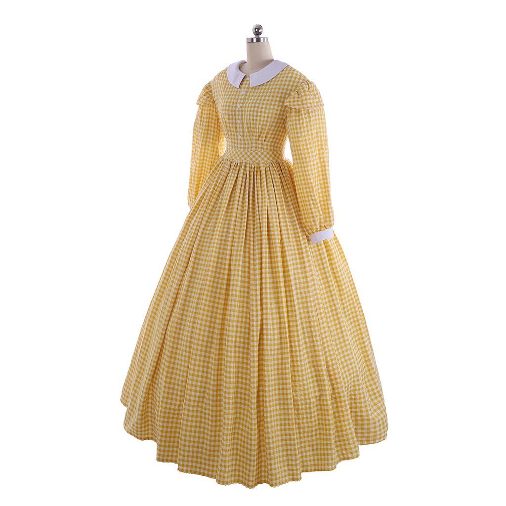Victorian 1860s Southern Belle Ball Gown - Colonial Village Woman Costume | Civil War Dickens Dress-Astricos
