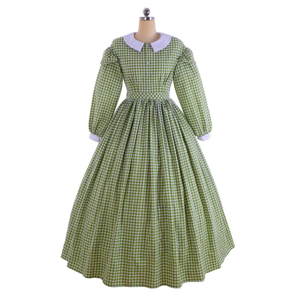Victorian 1860s Southern Belle Ball Gown - Colonial Village Woman Costume | Civil War Dickens Dress-Astricos