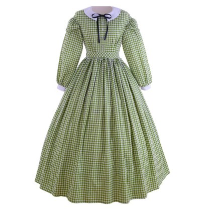 Victorian 1860s Southern Belle Ball Gown - Colonial Village Woman Costume | Civil War Dickens Dress-Astricos