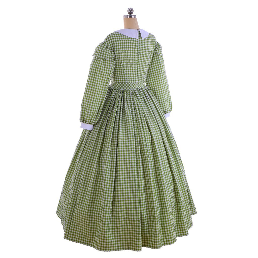 Victorian 1860s Southern Belle Ball Gown - Colonial Village Woman Costume | Civil War Dickens Dress-Astricos