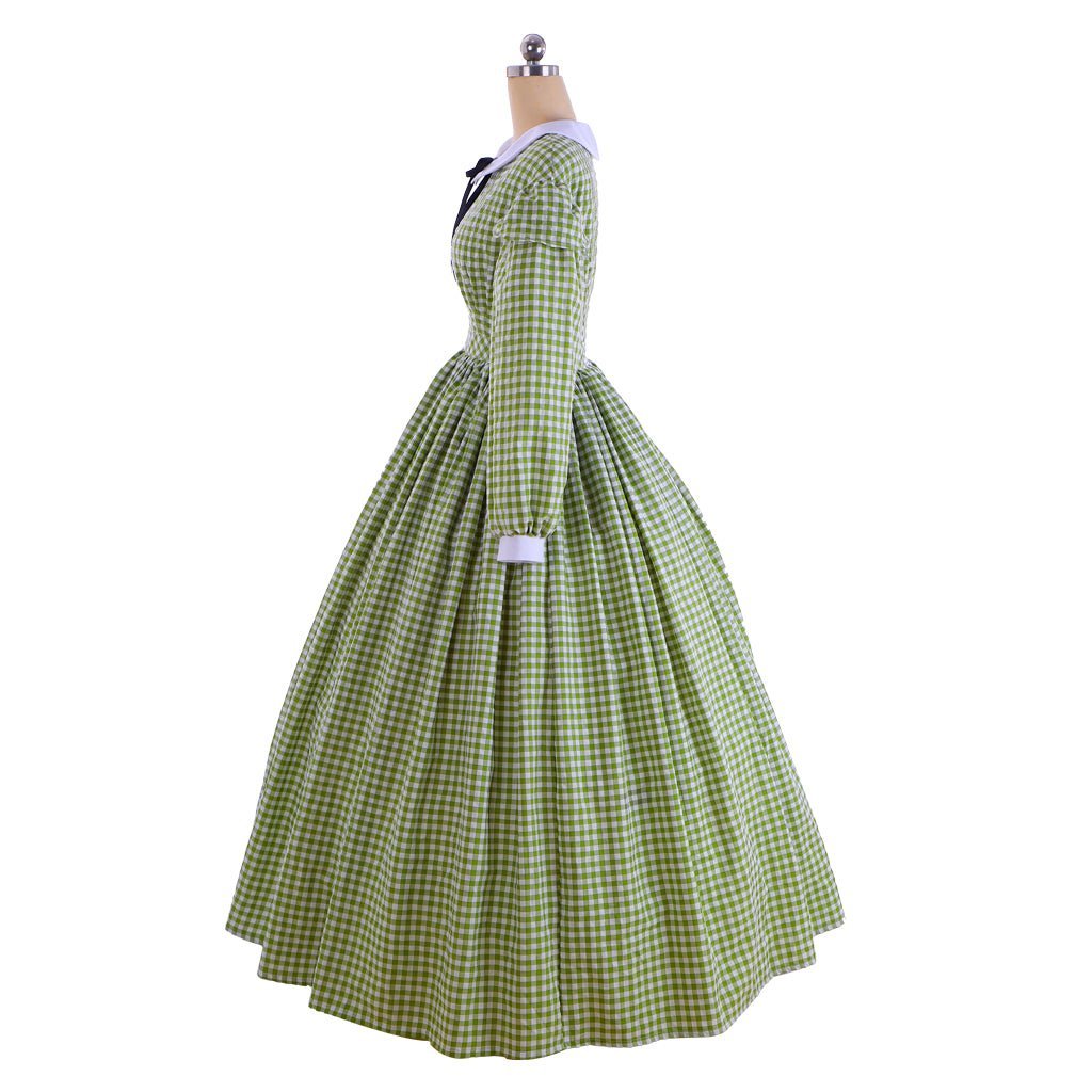 Victorian 1860s Southern Belle Ball Gown - Colonial Village Woman Costume | Civil War Dickens Dress-Astricos